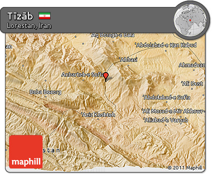 Satellite 3D Map of Tīzāb