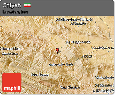 Satellite 3D Map of Chīyeh
