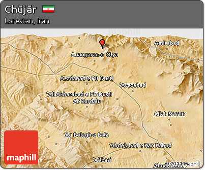 Satellite 3D Map of Chūjār