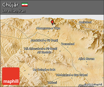 Satellite 3D Map of Chūjār