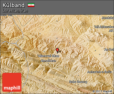 Satellite 3D Map of Kūlband