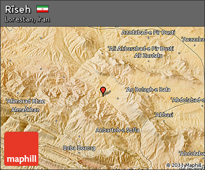 Satellite 3D Map of Rīseh