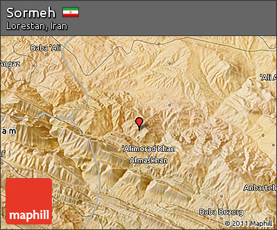Satellite 3D Map of Sormeh