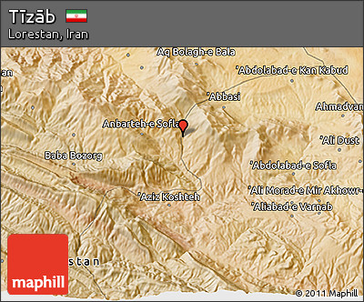 Satellite 3D Map of Tīzāb