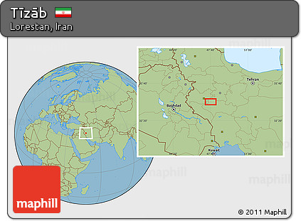 Savanna Style Location Map of Tīzāb