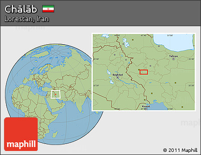 Savanna Style Location Map of Chālāb