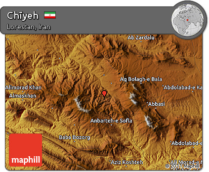 Physical Map of Chīyeh