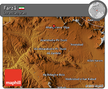 Physical Map of Farzā