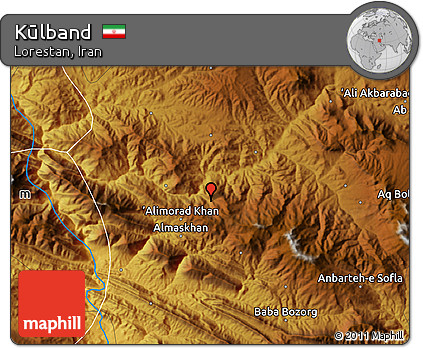 Physical Map of Kūlband