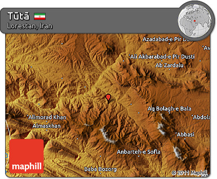Physical Map of Tūtā