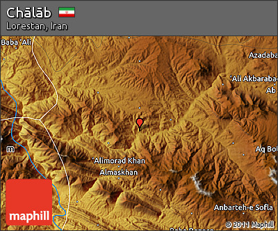 Physical Map of Chālāb