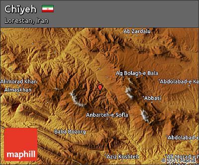 Physical Map of Chīyeh