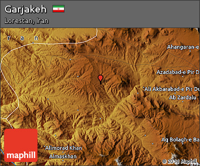 Physical Map of Garjakeh