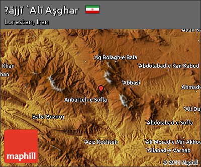 Physical Map of Ḩājjī `Alī Aşghar