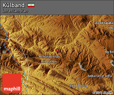 Physical Map of Kūlband