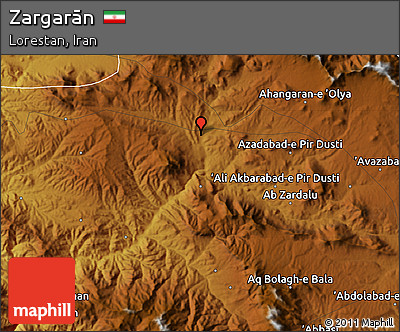 Physical Map of Zargarān