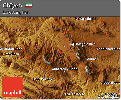 Physical Map of Chīyeh