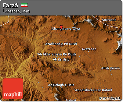 Physical Map of Farzā