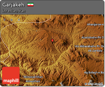 Physical Map of Garjakeh