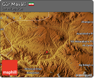 Physical Map of Gūr Mavālī