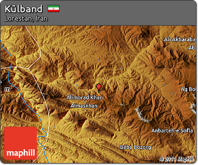 Physical Map of Kūlband