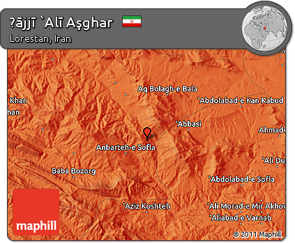 Political Map of Ḩājjī `Alī Aşghar