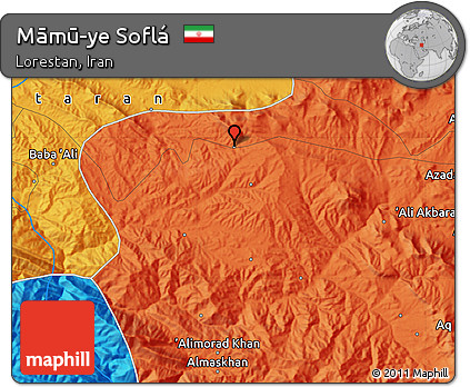 Political Map of Māmū-ye Soflá