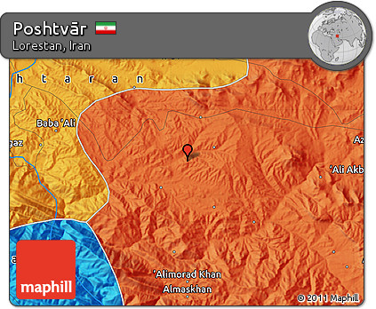 Political Map of Poshtvār