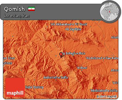Political Map of Qomīsh