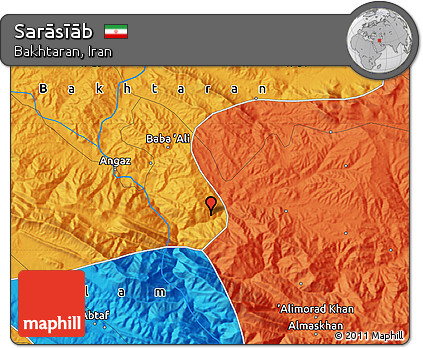 Political Map of Sarāsīāb