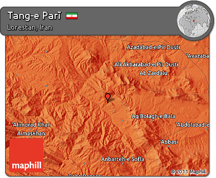 Political Map of Tang-e Parī