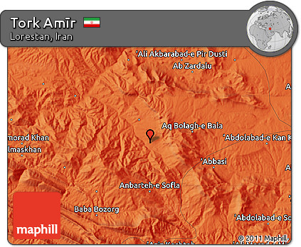 Political Map of Tork Amīr