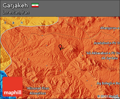 Political Map of Garjakeh