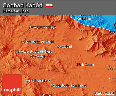 Political Map of Gonbad Kabūd