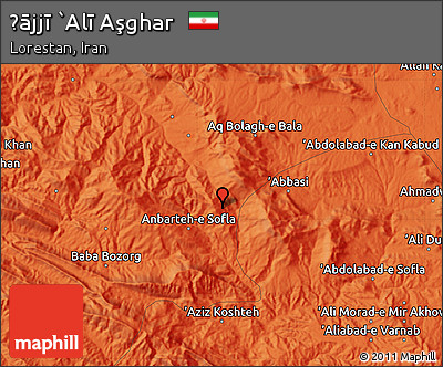 Political Map of Ḩājjī `Alī Aşghar