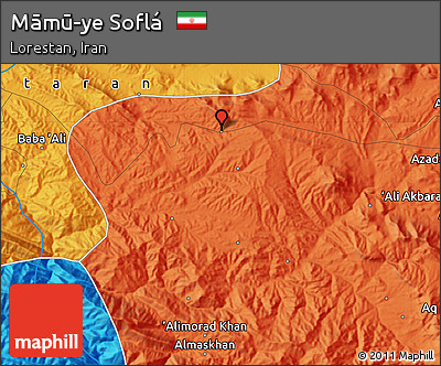 Political Map of Māmū-ye Soflá
