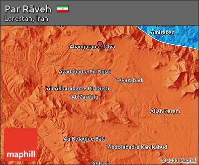 Political Map of Par Rāveh