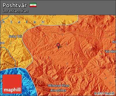 Political Map of Poshtvār