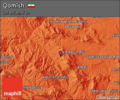 Political Map of Qomīsh
