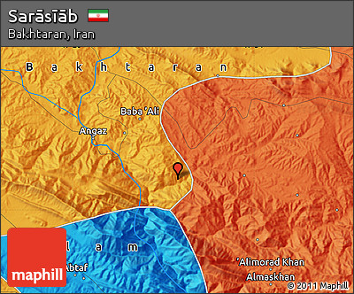 Political Map of Sarāsīāb