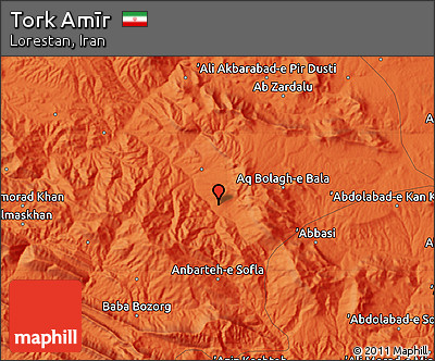 Political Map of Tork Amīr