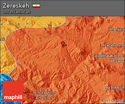 Political Map of Zereskeh
