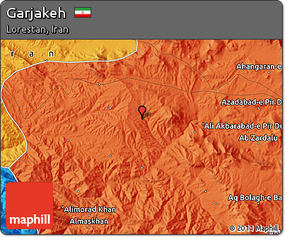 Political Map of Garjakeh