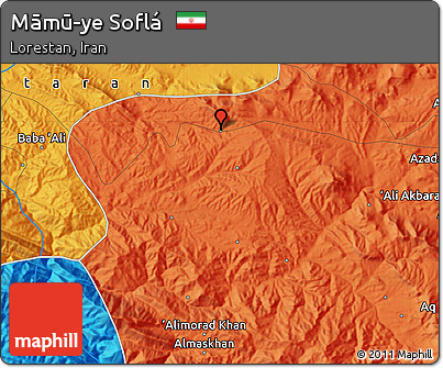 Political Map of Māmū-ye Soflá