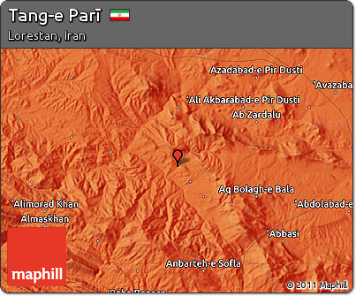 Political Map of Tang-e Parī