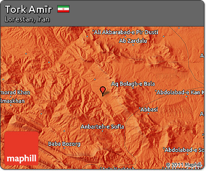 Political Map of Tork Amīr