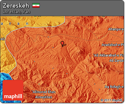 Political Map of Zereskeh