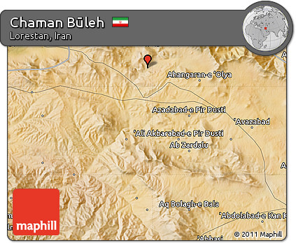 Satellite Map of Chaman Būleh