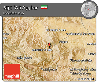 Satellite Map of Ḩājjī `Alī Aşghar