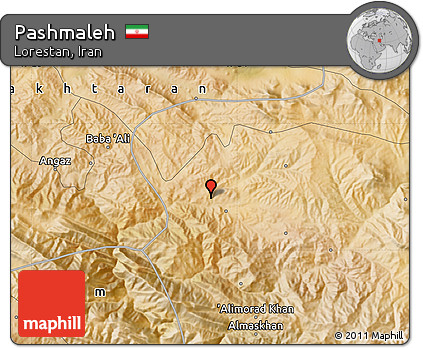 Satellite Map of Pashmaleh